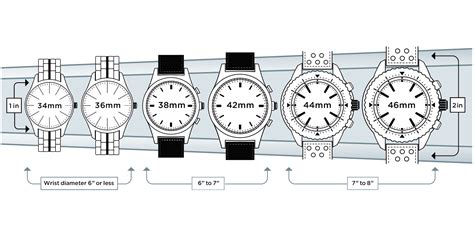 omega watch bracelet size chart